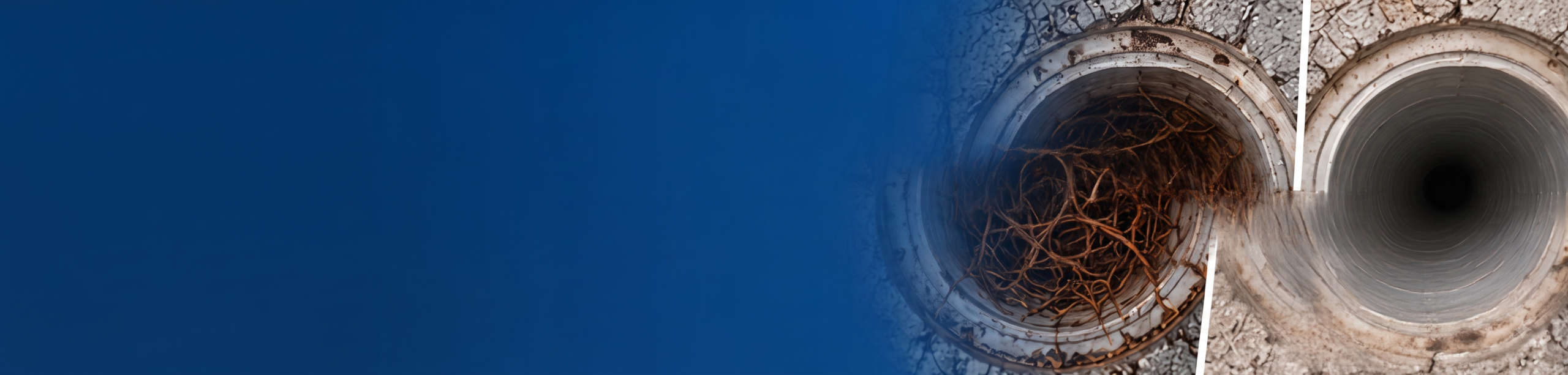 Drain Camera Inspection Before and After